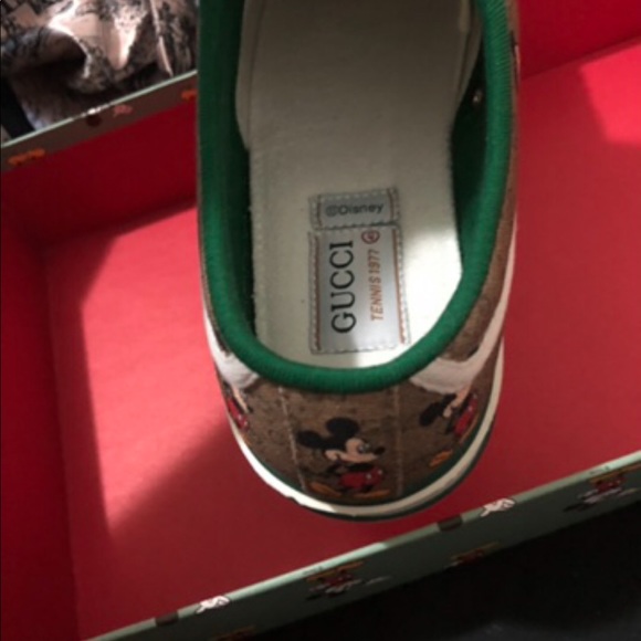 DisneyXGucci tennis shoes